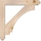 Ekena Millwork Imperial Arts and Crafts Smooth Bracket w/ Offset Brace, Douglas Fir, 5 1/2"W x 30"D x 30"H BKT0604X30X30IMP03SDF - alternate 3